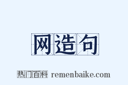 网造句是什么意思的图片